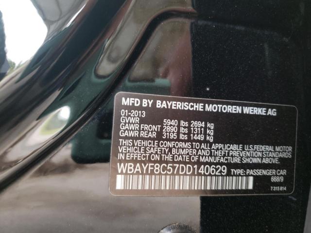 Photo 10 from auction – 2013 BMW 750 with VIN WBAYF8C57DD140629