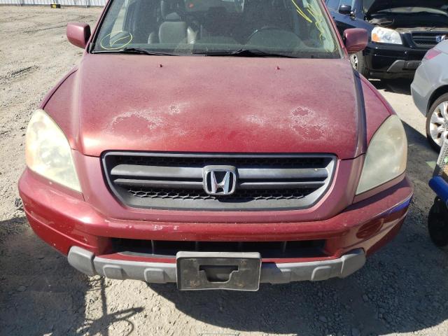 Photo 9 from auction – 2003 HONDA PILOT EXL with VIN 2HKYF18583H505945