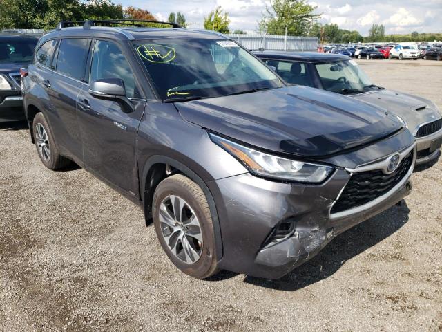 TOYOTA HIGHLANDER 2021 with VIN 5TDGBRCH4MS526231 - Photo from auction