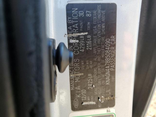 Photo 10 from auction – 2011 KIA OPTIMA EX with VIN KNAGN4A78B5084090