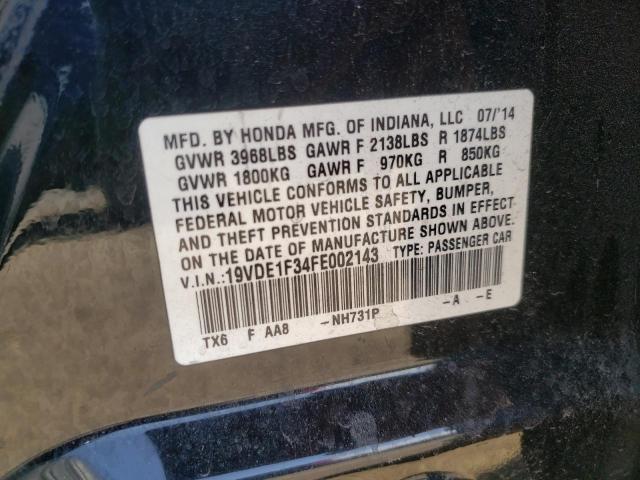 Photo 10 from auction – 2015 ACURA ILX 20 with VIN 19VDE1F34FE002143