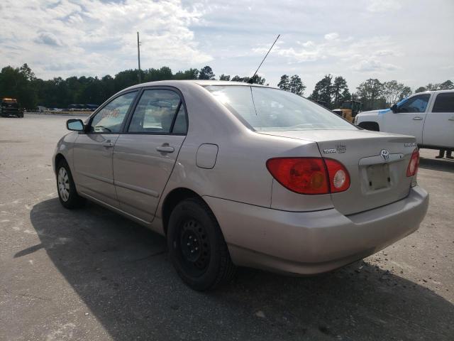 Photo 3 from auction – 2003 TOYOTA COROLLA CE with VIN 1NXBR32E13Z085691