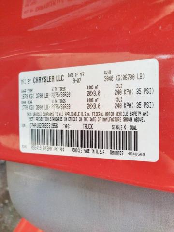 Photo 10 from auction – 2008 DODGE RAM 1500 S with VIN 1D7HA18278S531956