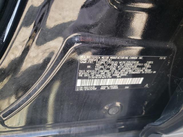Photo 10 from auction – 2015 TOYOTA RAV4 LIMIT with VIN 2T3DFREVXFW261794