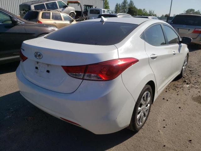 Photo 4 from auction – 2012 HYUNDAI ELANTRA GL with VIN 5NPDH4AE2CH123401