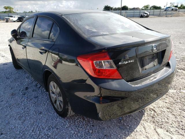 Photo 3 from auction – 2012 HONDA CIVIC LX with VIN 19XFB2F56CE010613