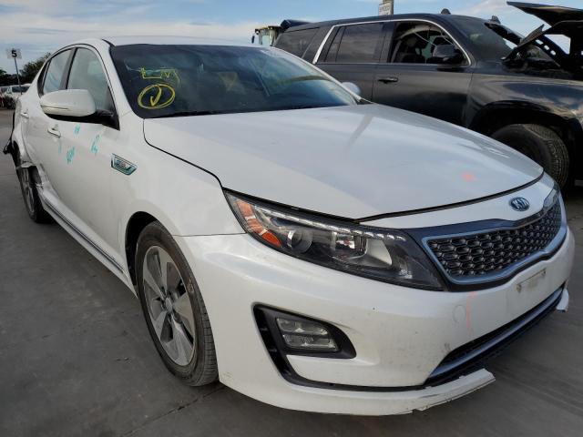 KIA OPTIMA HYB 2014 with VIN KNAGN4AD3E5073914 - Photo from auction