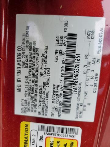 Photo 10 from auction – 2016 FORD MUSTANG with VIN 1FA6P8TH6G5281651