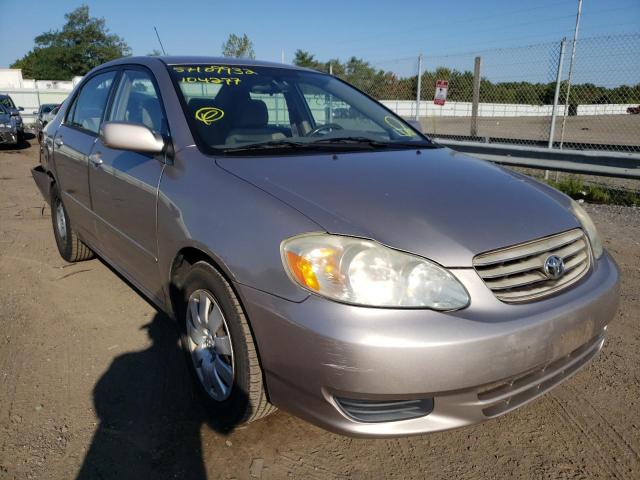 TOYOTA COROLLA CE 2003 with VIN 2T1BR32E93C104277 - Photo from auction