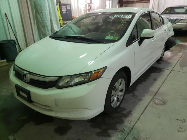 Photo 2 from auction – 2012 HONDA CIVIC LX with VIN 2HGFB2F51CH320724