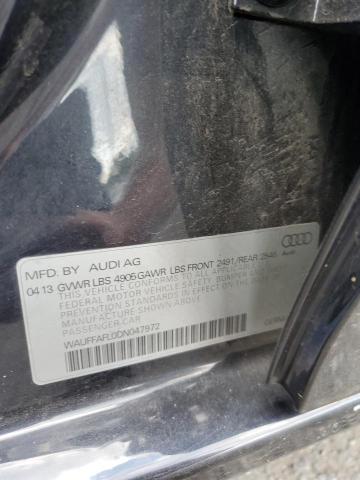 Photo 10 from auction – 2013 AUDI A4 PREMIUM with VIN WAUFFAFL0DN047972