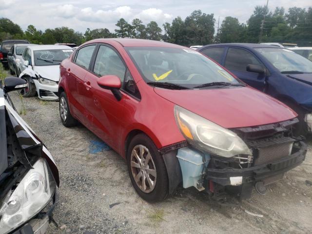 KIA RIO LX 2013 with VIN KNADM4A39D6299980 - Photo from auction