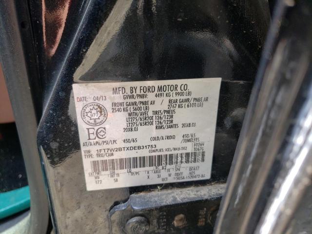 Photo 10 from auction – 2013 FORD F250 SUPER with VIN 1FT7W2BTXDEB31753