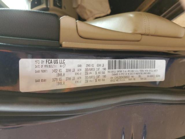Photo 10 from auction – 2017 JEEP GRAND CHER with VIN 1C4RJEBG9HC868522
