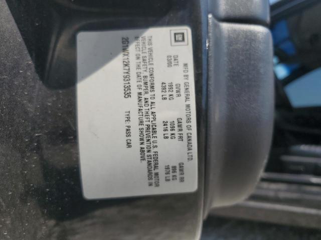 Photo 10 from auction – 2000 CHEVROLET MONTECARLO with VIN 2G1WX12K7Y9313535
