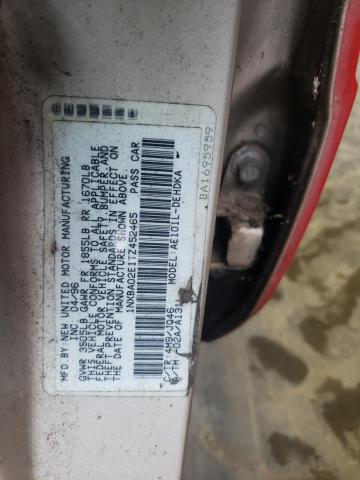 Photo 10 from auction – 1996 TOYOTA COROLLA with VIN 1NXBA02E1TZ452465