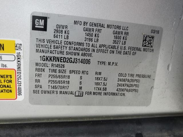 Zdjęcie 10 z aukcji – 2016 GMC ACADIA SLE z VIN 1GKKRNED2GJ314006