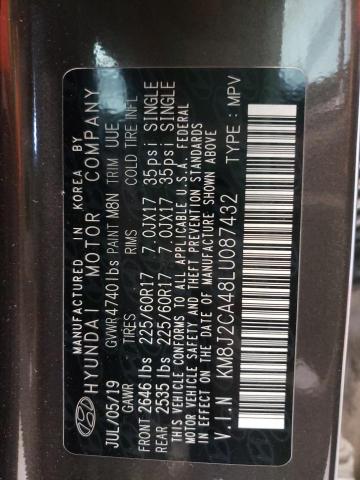 Photo 10 from auction – 2020 HYUNDAI TUCSON SE with VIN KM8J2CA48LU087432