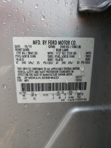 Photo 10 from auction – 2014 FORD EDGE SEL with VIN 2FMDK3JC3EBB46223
