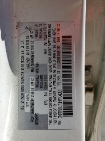 Photo 10 from auction – 2017 MAZDA 3 SPORT with VIN 3MZBN1U73HM104091