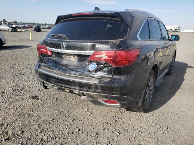 Photo 9 from auction – 2014 ACURA MDX TECHNO with VIN 5FRYD4H40EB046988