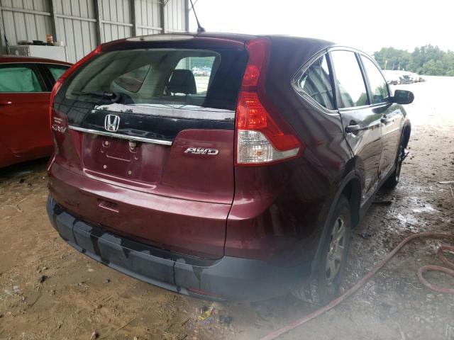 Photo 4 from auction – 2012 HONDA CR-V LX with VIN 5J6RM4H35CL063030