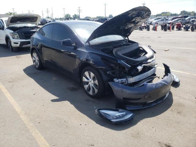 TESLA MODEL Y 2021 with VIN 5YJYGDEE0MF255359 - Photo from auction
