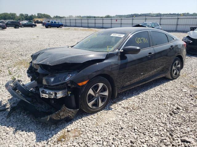 Photo 2 from auction – 2020 HONDA CIVIC LX with VIN 19XFC2F65LE027893