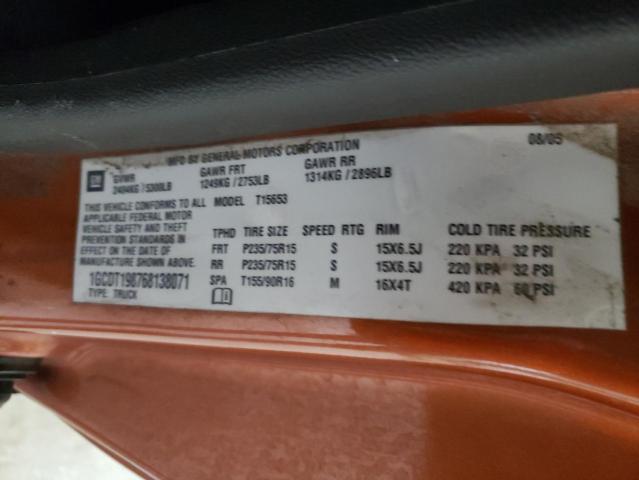 Photo 10 from auction – 2006 CHEVROLET COLORADO with VIN 1GCDT198768138071