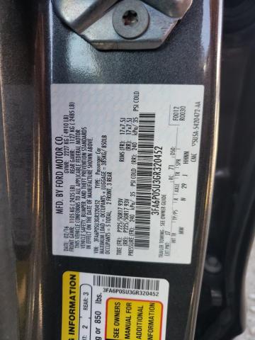 Photo 10 from auction – 2016 FORD FUSION TIT with VIN 3FA6P0SU3GR320452
