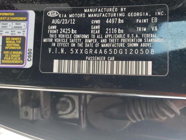 Photo 10 from auction – 2013 KIA OPTIMA SX with VIN 5XXGR4A65DG120508