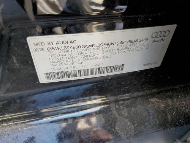 Photo 10 from auction – 2007 AUDI A4 2.0T QU with VIN WAUDF78E27A014461