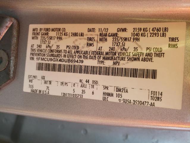 Photo 10 from auction – 2013 FORD ESCAPE SE with VIN 1FMCU9GX4DUB69439