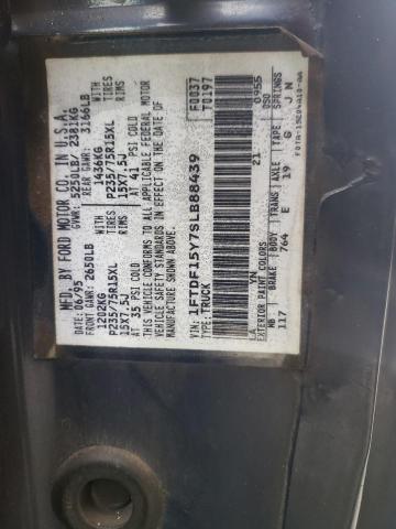 Photo 10 from auction – 1995 FORD F150 with VIN 1FTDF15Y7SLB88439