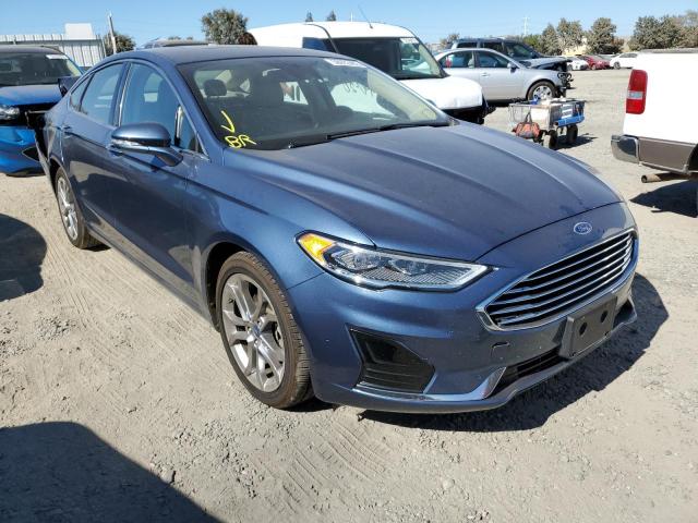 FORD FUSION SEL 2019 with VIN 3FA6P0CD4KR202532 - Photo from auction