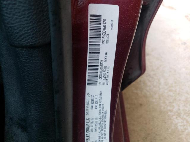 Foto 10 de la subasta – 2015 CHRYSLER 200 LIMITE con VIN 1C3CCCAB6FN521679