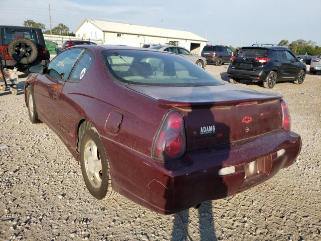 Photo 3 from auction – 2002 CHEVROLET MONTE CARL with VIN 2G1WX15K629162576