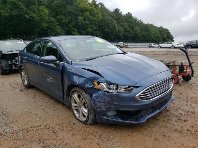 FORD FUSION SE 2018 with VIN 3FA6P0HD7JR199861 - Photo from auction