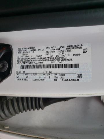Photo 10 from auction – 2015 FORD F150 SUPER with VIN 1FTEW1E88FKD78315