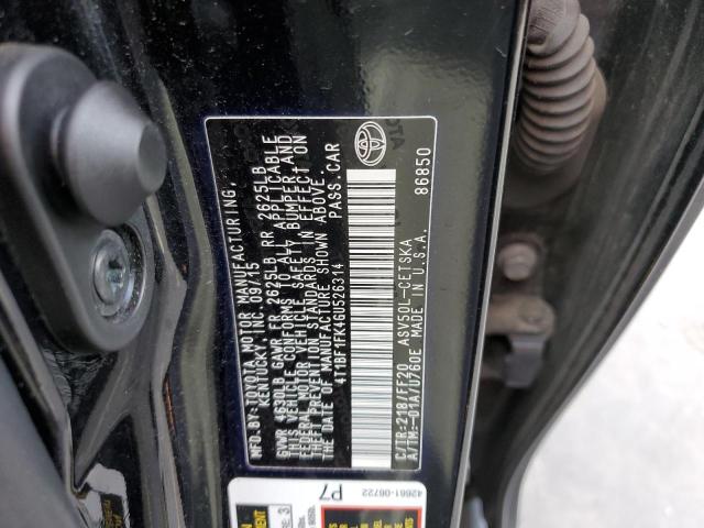 Photo 10 from auction – 2016 TOYOTA CAMRY LE with VIN 4T1BF1FK4GU526314
