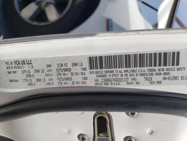 Photo 10 from auction – 2016 RAM 1500 SLT with VIN 1C6RR6GT4GS221137