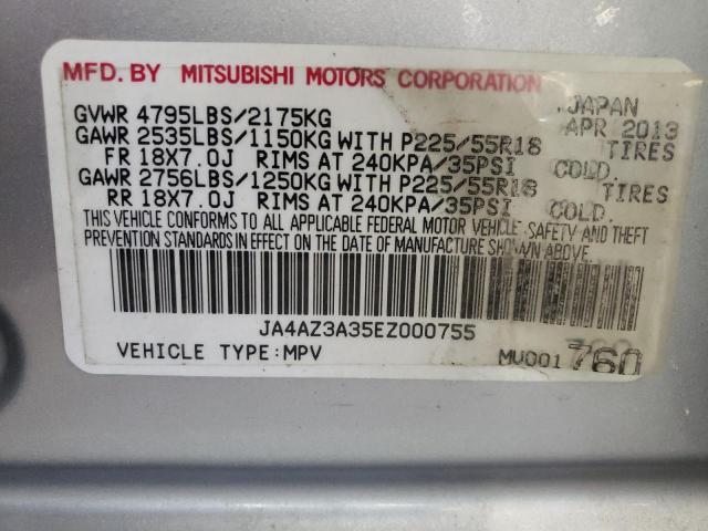Photo 10 from auction – 2014 MITSUBISHI OUTLANDER with VIN JA4AZ3A35EZ000755