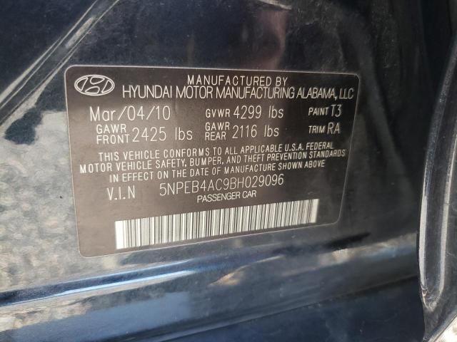 Photo 10 from auction – 2011 HYUNDAI SONATA GLS with VIN 5NPEB4AC9BH029096