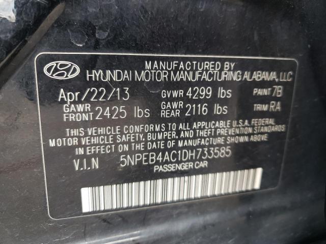 Photo 10 from auction – 2013 HYUNDAI SONATA GLS with VIN 5NPEB4AC1DH733585