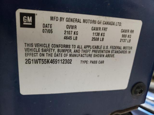Photo 10 from auction – 2006 CHEVROLET IMPALA LT with VIN 2G1WT55K469112302