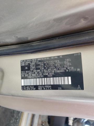 Photo 10 from auction – 2005 TOYOTA TUNDRA DOU with VIN 5TBDT44115S482283