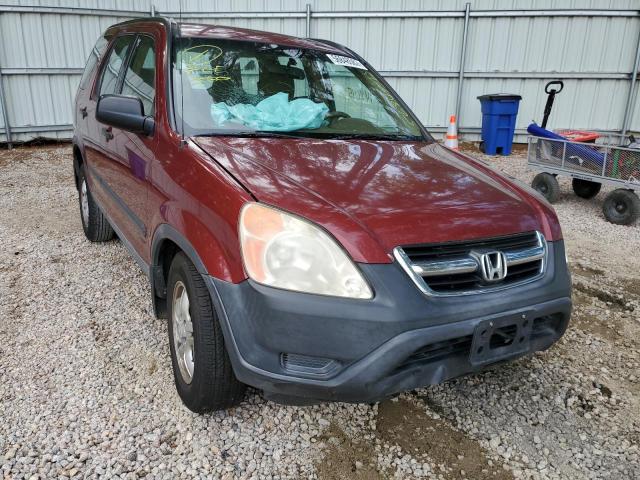 HONDA CR-V LX 2003 with VIN SHSRD68423U107359 - Photo from auction