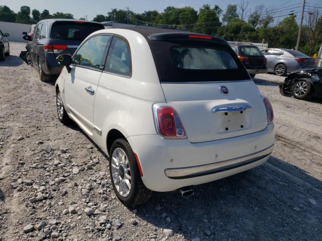Photo 3 from auction – 2012 FIAT 500 LOUNGE with VIN 3C3CFFER2CT123140