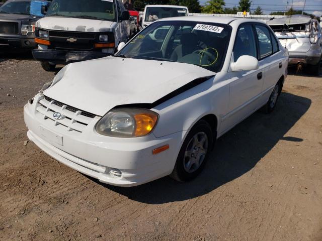 Photo 2 from auction – 2005 HYUNDAI ACCENT GL with VIN KMHCG45C95U600644