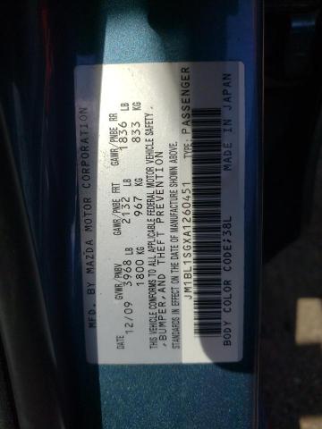 Photo 10 from auction – 2010 MAZDA 3 I with VIN JM1BL1SGXA1260451